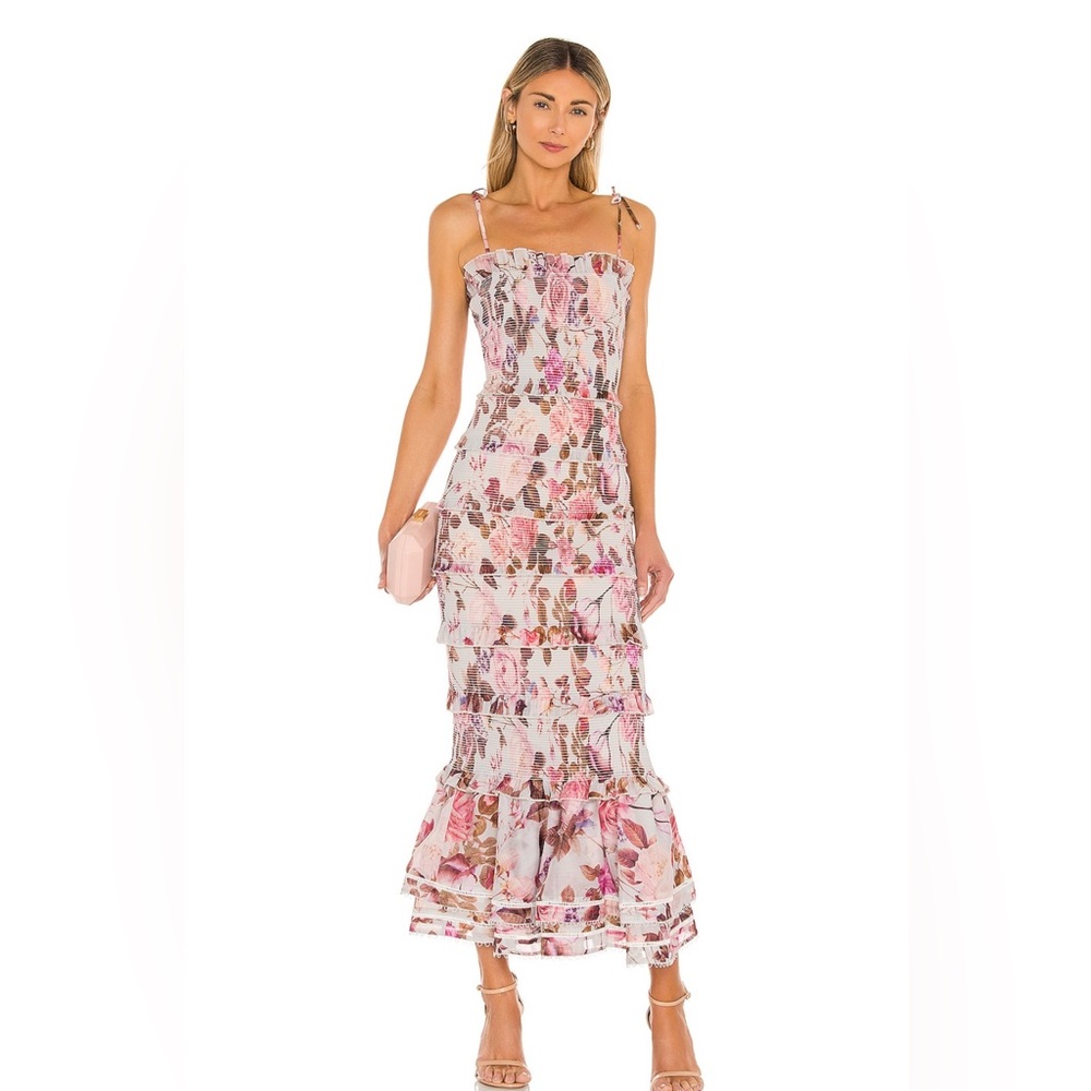 V. Chapman Geranium Dress in Garden Rose